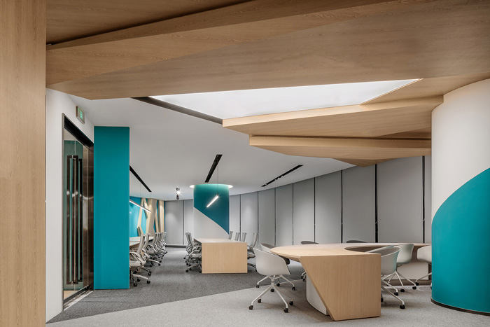 寫字樓辦公室辦公區裝修設計效果圖