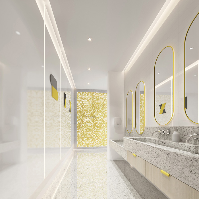 藝術學校衛(wèi)生間裝修設計效果圖