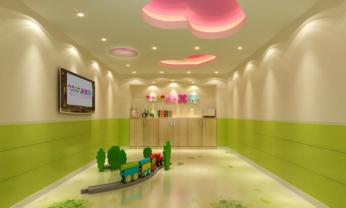托管班娛樂區裝修設計效果圖