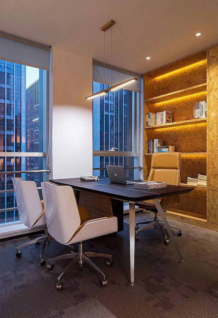 保險代理公司經理辦公室裝修設計效果圖