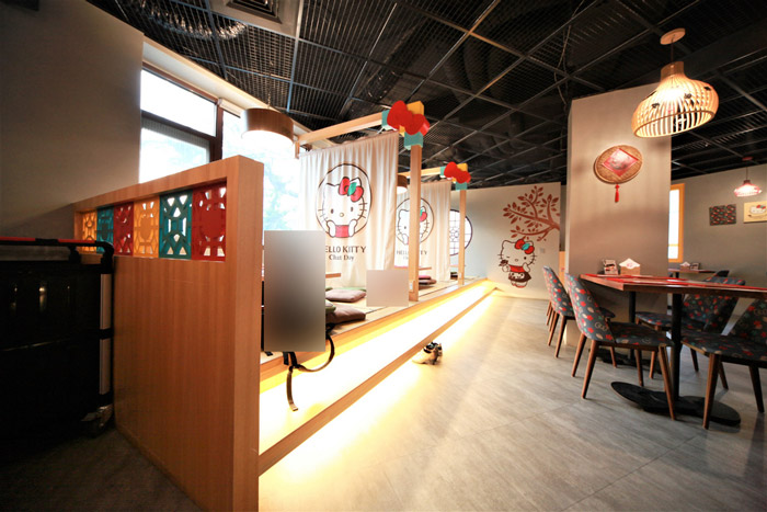 hello kitty主題餐廳餐區裝修設計效果圖