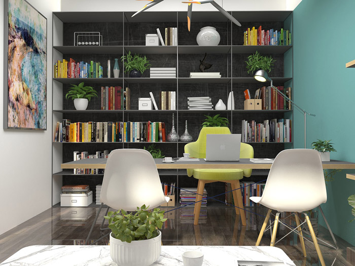 廠房改造總經(jīng)理辦公室裝修設(shè)計效果圖