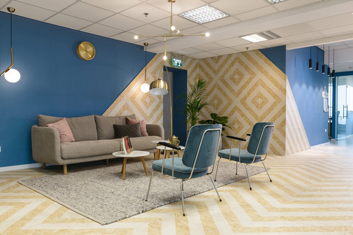 生物科技公司接待區(qū)裝修設(shè)計(jì)效果圖