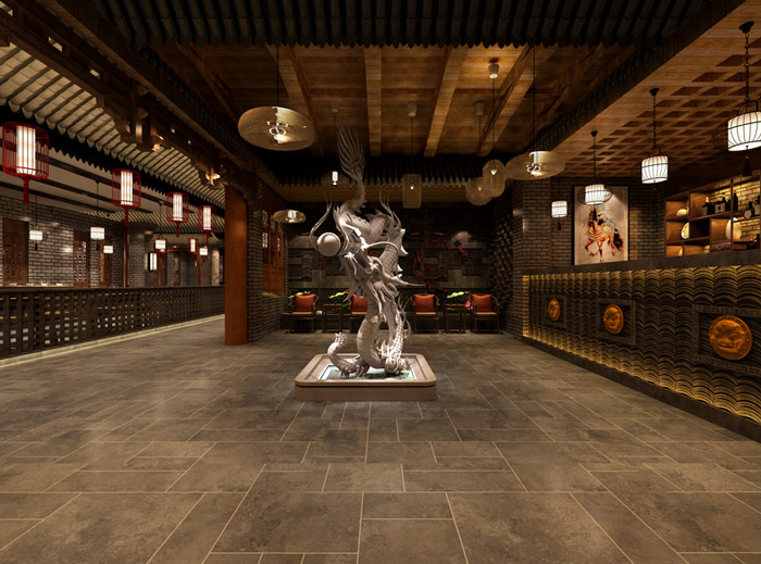 火鍋店裝修設(shè)計(jì)效果圖