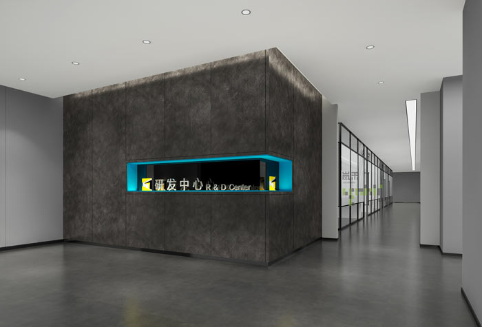 通信科技公司研發中心裝修設計案例效果圖