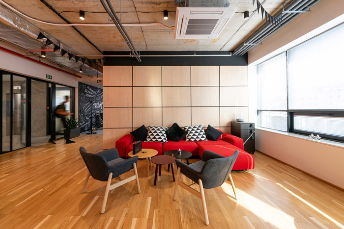 軟件科技公司辦公室進(jìn)門區(qū)設(shè)計(jì)方案