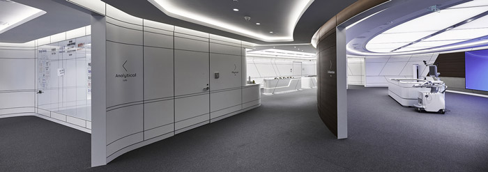 科技園區(qū)辦公樓展廳裝修設計效果圖