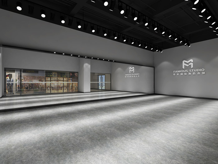 舞蹈培訓室教室裝修設計效果圖