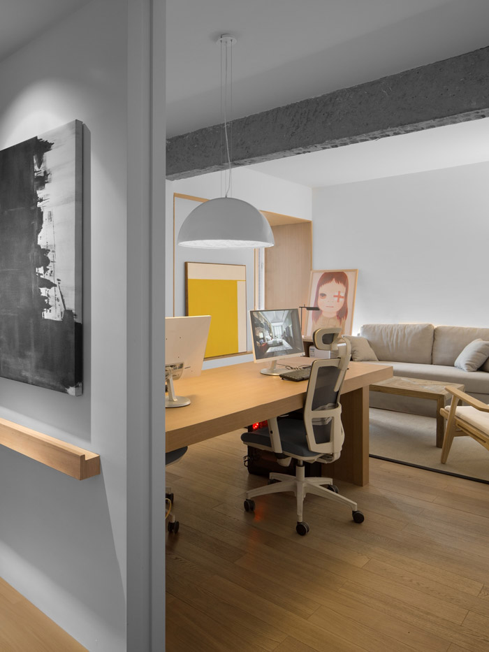 家庭式辦公室辦公區(qū)裝修設計效果圖