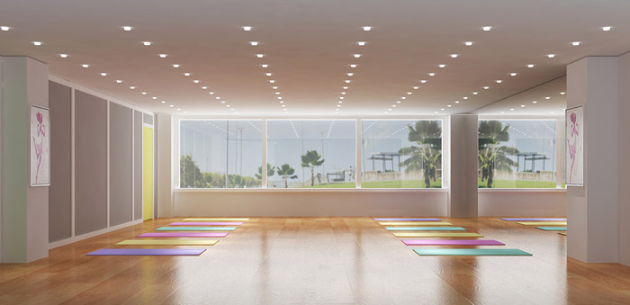 幼兒培訓(xùn)機(jī)構(gòu)舞蹈室裝修設(shè)計效果圖