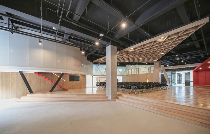 創想實驗室入口裝修設計效果圖