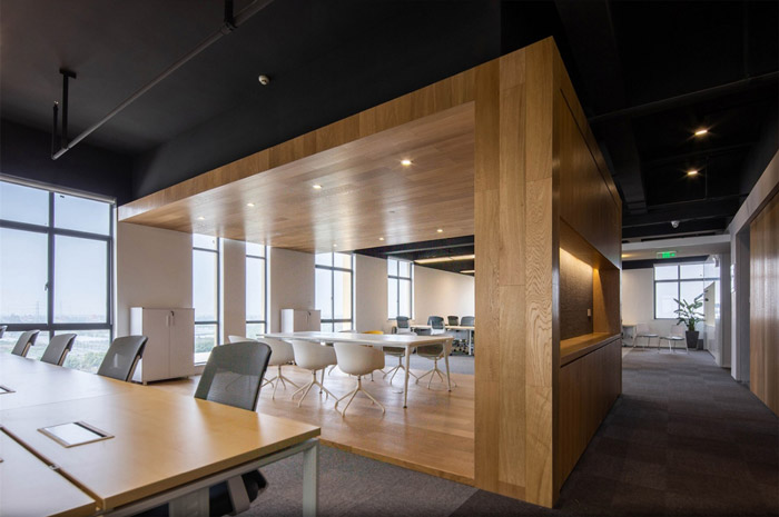 電商辦公室會議區(qū)裝修設計效果圖