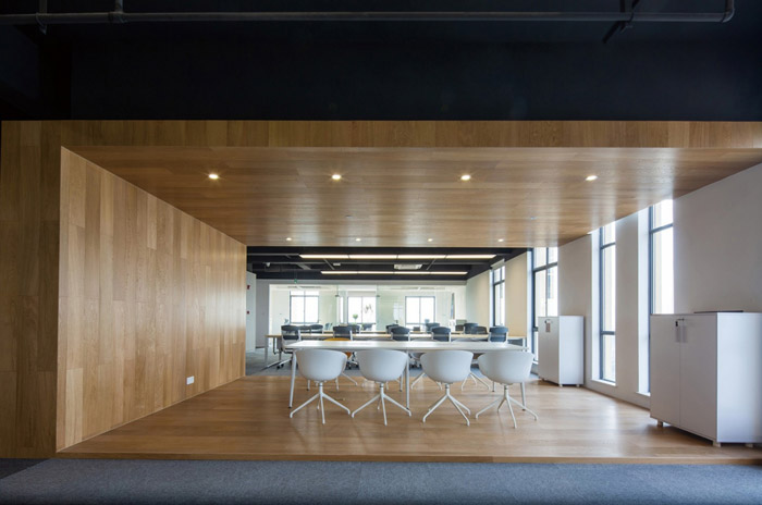 電商辦公室會議區(qū)裝修設計效果圖