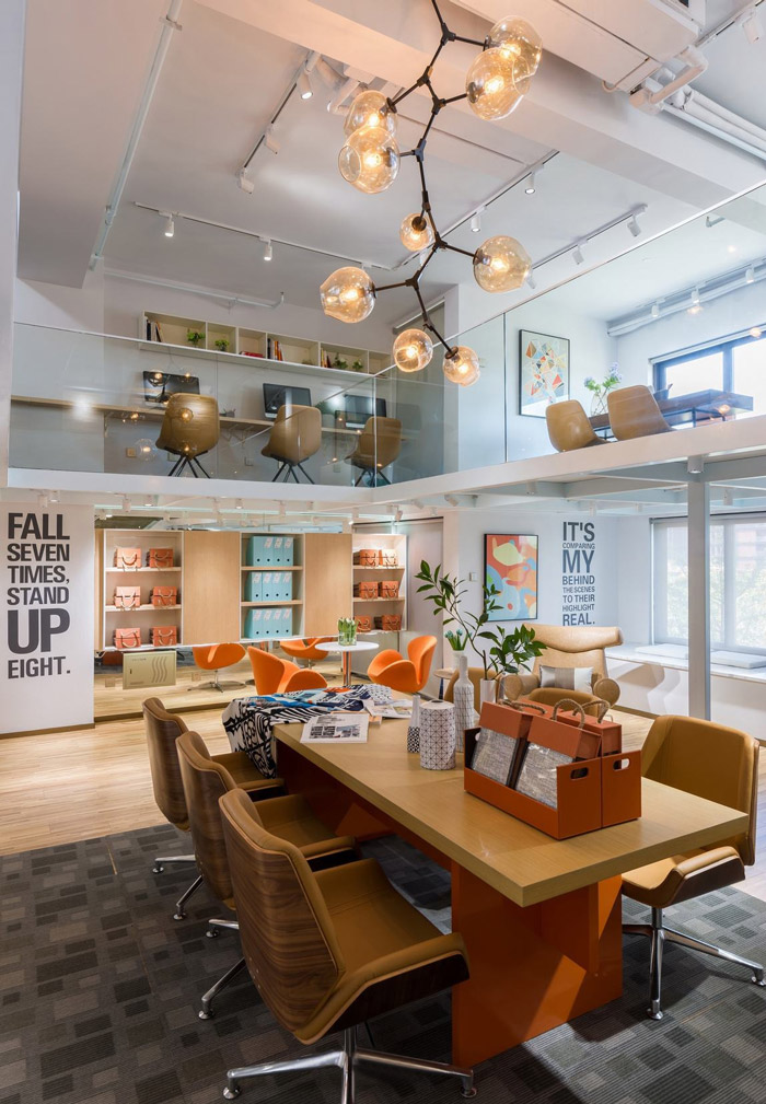 loft風格辦公室辦公區裝修效果圖