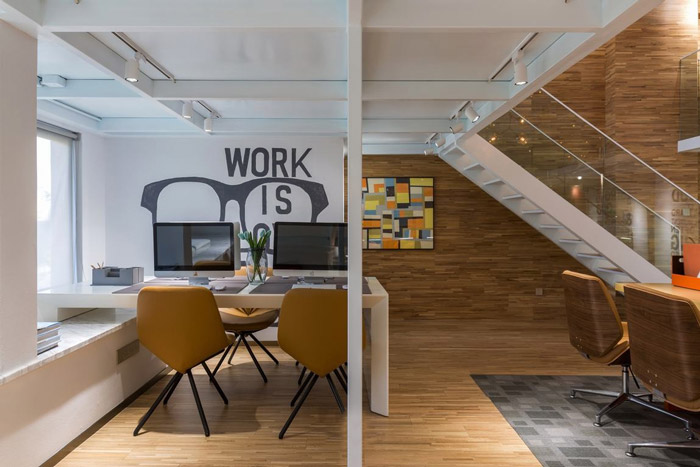 loft風格辦公室辦公區裝修效果圖