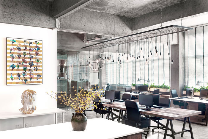 顧問公司辦公室辦公區裝修設計效果圖