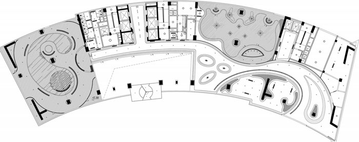 總部辦公大樓裝修設計平面圖