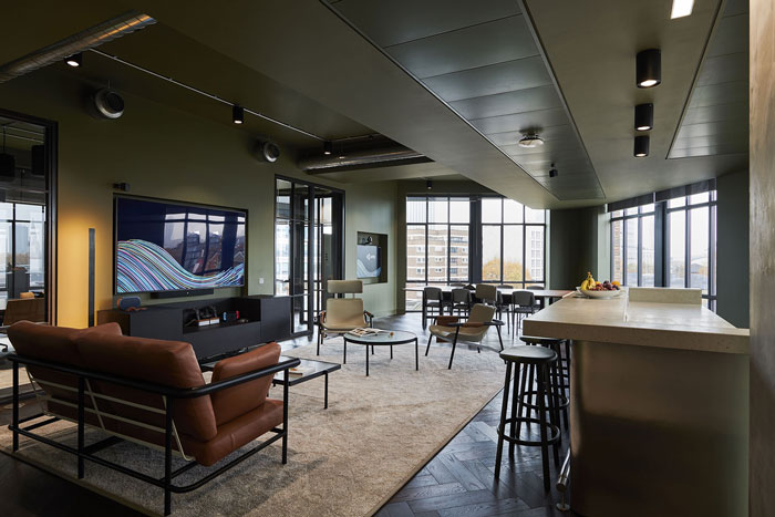 軟件公司辦公室休息區裝修效果圖