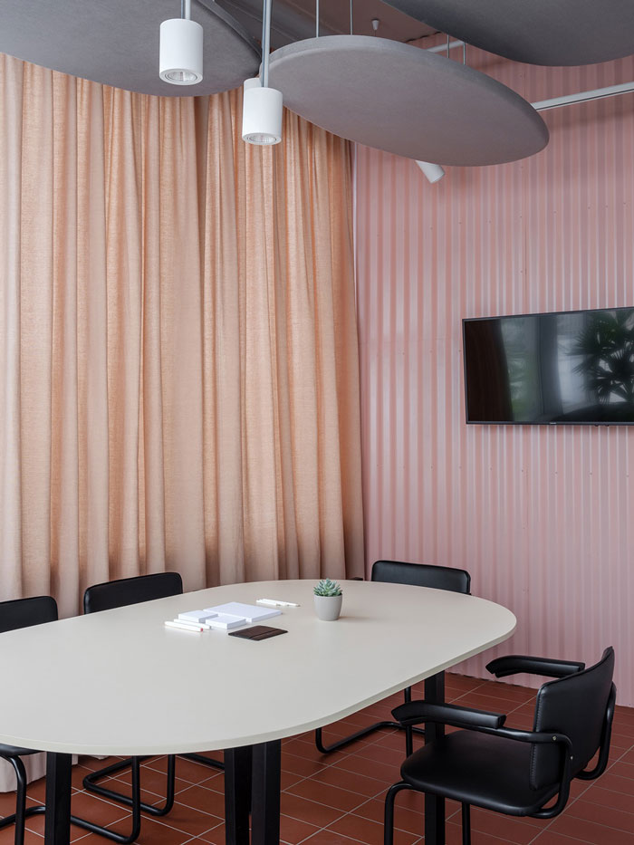 極簡辦公室洽談室裝修設(shè)計效果圖