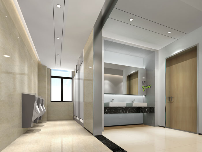 杭州廠家辦公室衛生間裝修設計效果圖