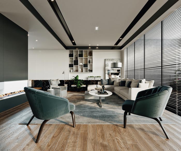 總經理辦公室裝修改造效果圖