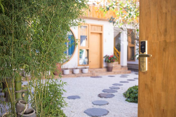 庭院民宿入門裝修設計效果圖