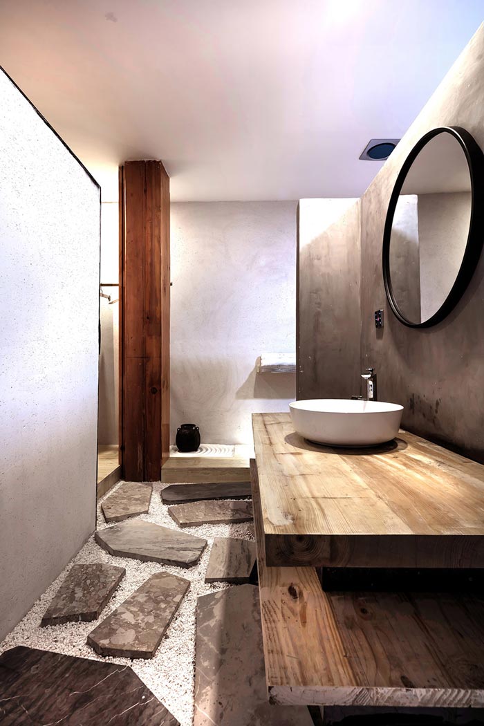 簡約民宿洗手間裝修設計效果圖