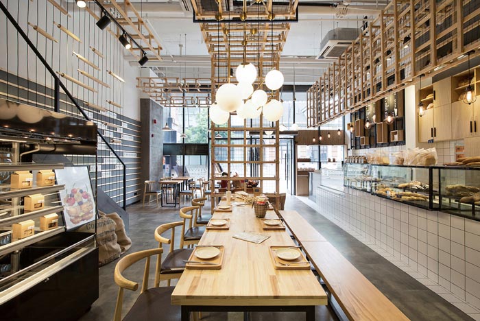 烘焙餐廳進(jìn)門區(qū)裝修設(shè)計效果圖