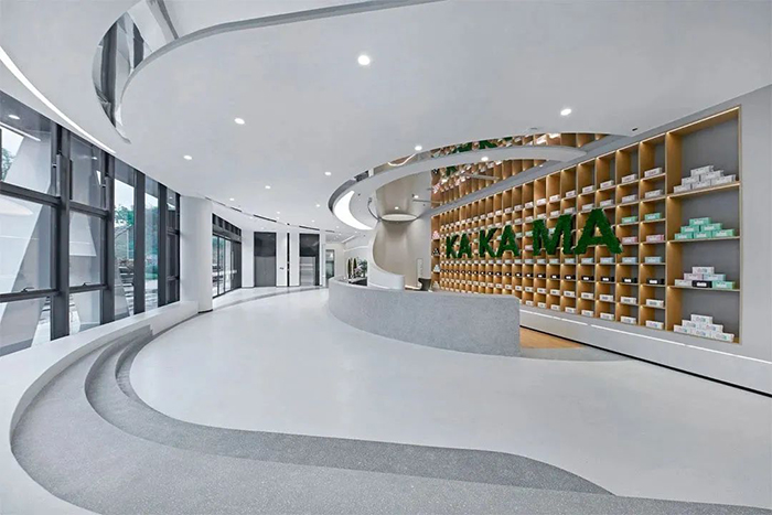 浙江美妝行業辦公總部大樓設計案例